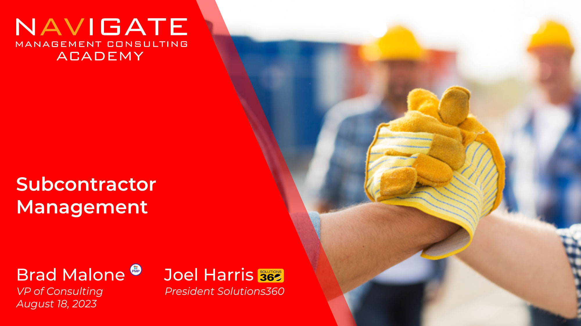 L44: Subcontractor Management - Navigate Academy